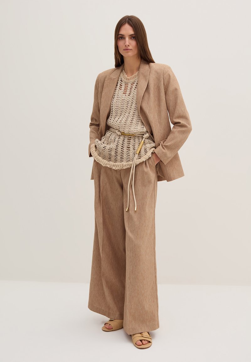 Stefanel Broek beige Stefanel Broek beige