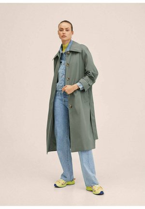 Trenchcoat - petrolblau