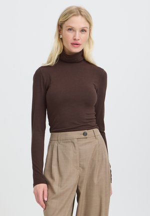 b.young, PAMILA ROLL NECK - T-shirt à manches longues - java