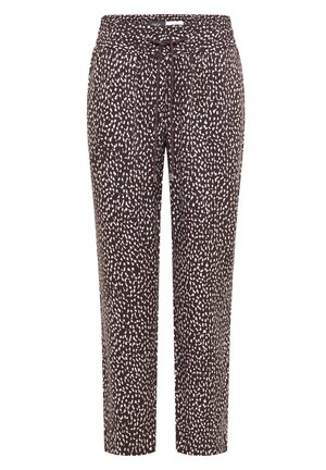 Cecil, MID WAIST SLIM LEG HOSE IM LOOSE FIT - Pantalon classique - brown cacao
