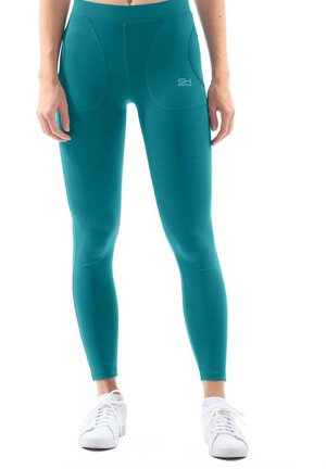 MIT TASCHEN - Leggings - petrol grün