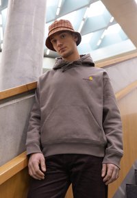 Carhartt WIP HOODED AMERICAN SCRIPT  - Mikina s kapucňou - teide