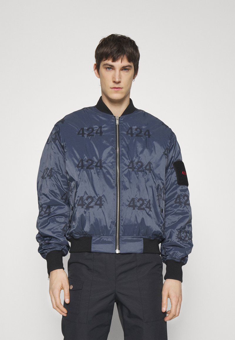 424 UNISEX Bomber Jacket gray/dark grey Zalando.de