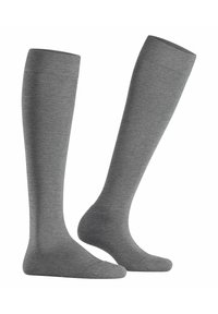 FALKE CLIMA - Kniestrümpfe - light greymel