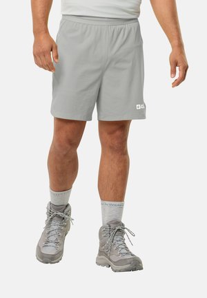 Jack Wolfskin PRELIGHT 2IN1 - Kurze Sporthose - cool grey