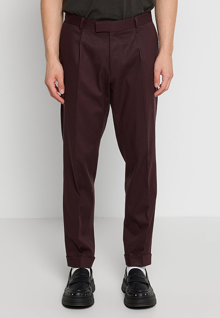 Boss Pantalon donkerrood