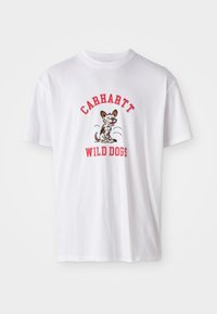 WILD DOG - Camiseta estampada - white