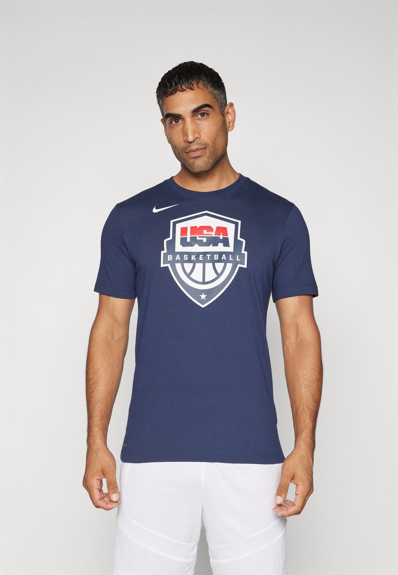 Nike Performance USA TEE  - Landslagsklær - obsidian/white