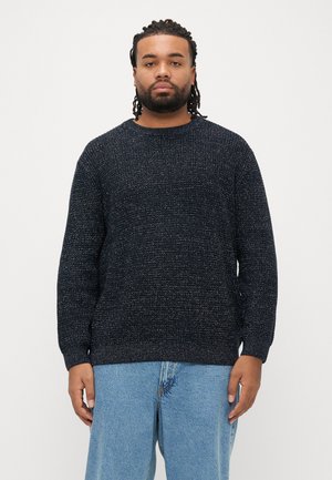 JJGLOBAL CREW NECK  - Džemperis - sky captain/black/white