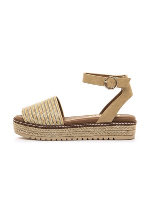 mtng, SANDALIAS PARA MUJER - Alpargatas - beige naranja