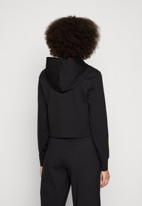 Calvin Klein Jeans MIXED MILANO HOODIE - Camiseta de manga larga - black