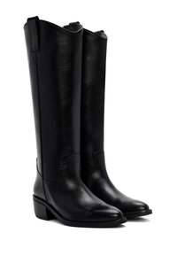 Derimod Stivali texani / biker - black