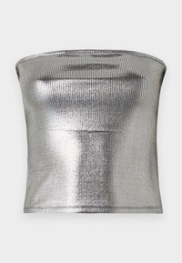 JXFIONA BANDEAU - Tops - silver-coloured