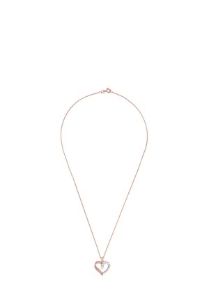 HEART - Halskette - rosefarben