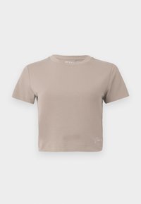 BASIC LOGO TEE - Βασικό μπλουζάκι - silk taupe