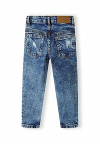 MINOTI LONG LEG WITH RIPS - Traperice uskog kroja - dark blue denim