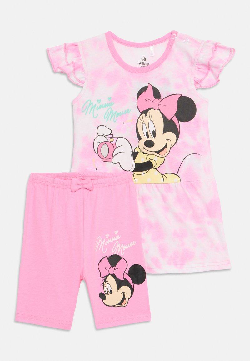 Disney T-shirt print donkerroze
