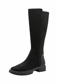 Tamaris Stivali con plateau - black