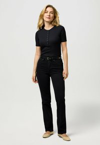 Wrangler SHORT SLEEVE SLIM FIT  - T-shirts basic - black