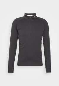 Kjus MEN KEANO HALF ZIP - Športni pulover - black melange