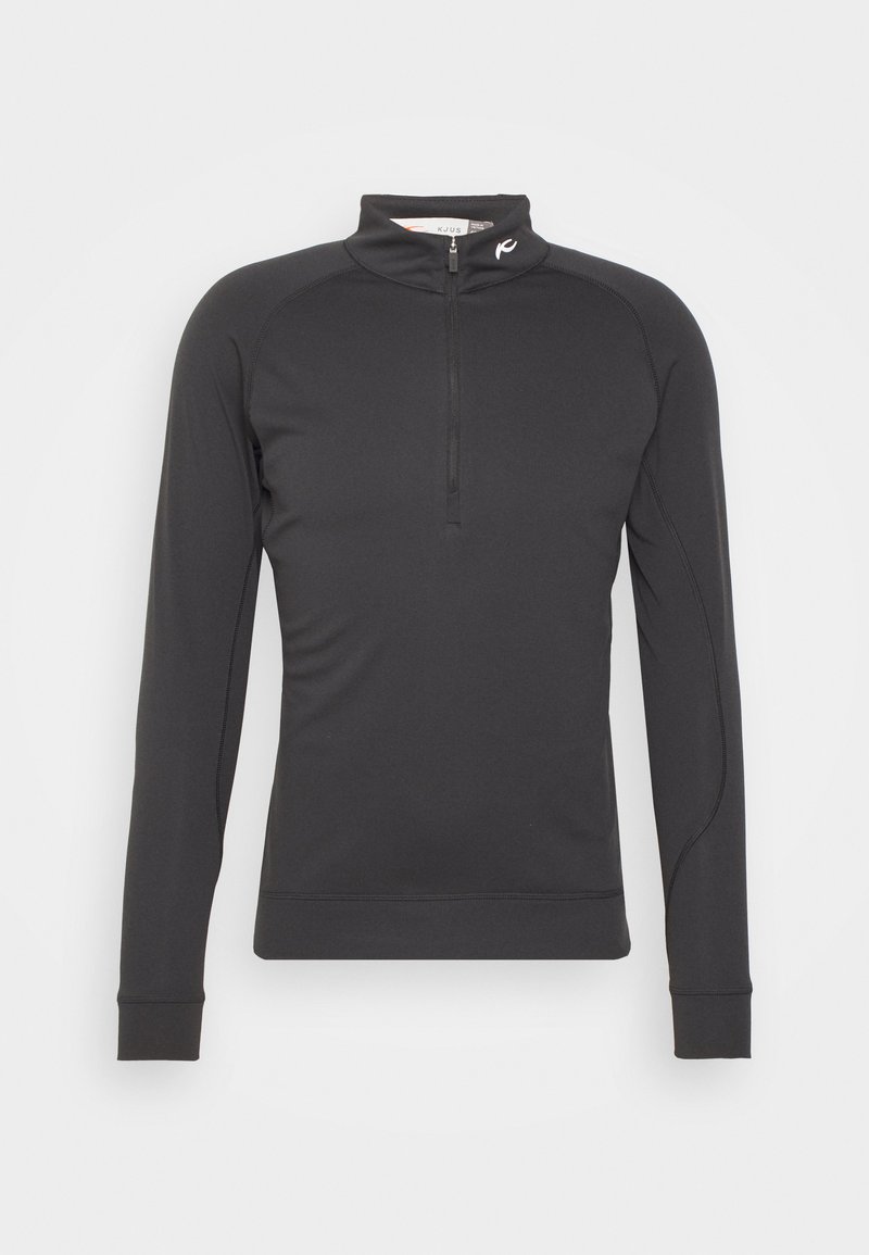 Herren Sportbekleidung | Kjus MEN KEANO HALF ZIP Sweatshirt black melange/schwarz - QX01655 Herren Sportbekleidung | Kjus MEN KEANO HALF ZIP Sweatshirt black melange/schwarz - QX01655