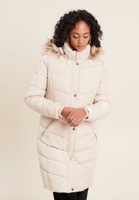 Breal LANGE MIT KAPUZE - Wintermantel - beige