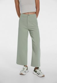 Stradivarius Kalhoty - khaki