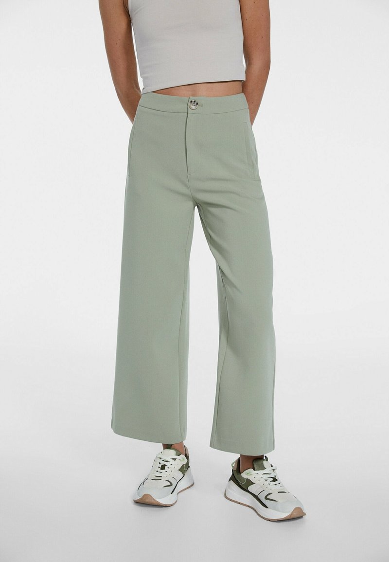 Stradivarius Kalhoty - khaki