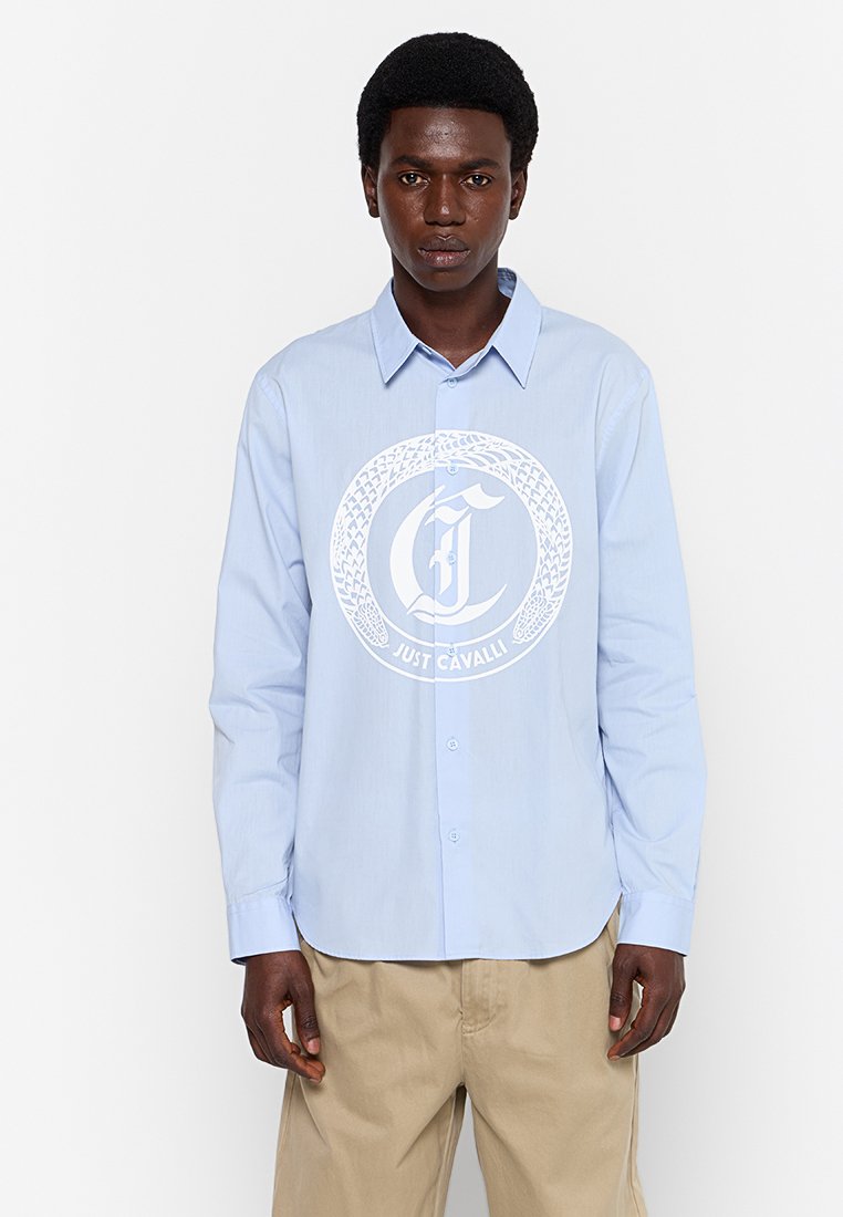 Just Cavalli Overhemd lichtblauw