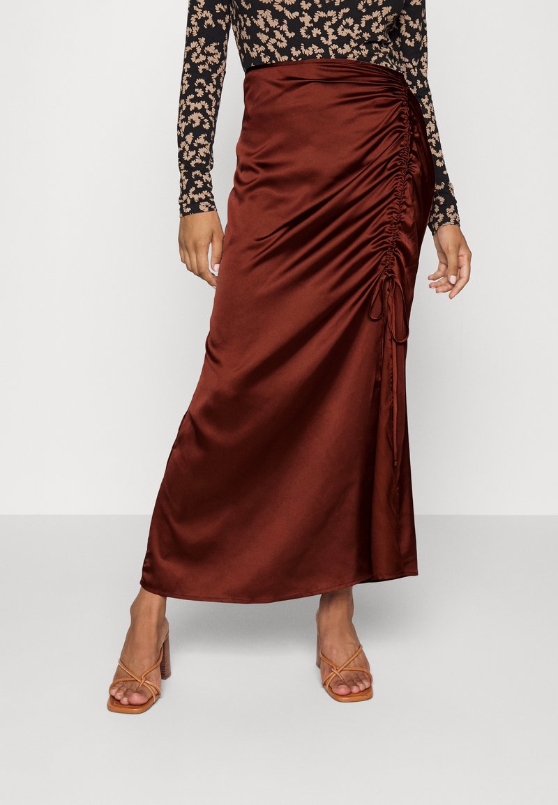 IN THE STYLE RUCHED SKIRT Bleistiftrock brown/braun Zalando.at