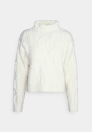 JANAE CABLE KNIT - Jumper - cream