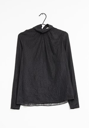 Reiss T-shirt à manches longues - black