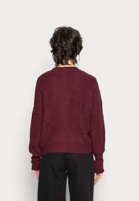 Vero Moda VMLEA V NECK CARDIGAN - Casaco de malha - port royale