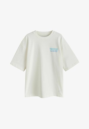 Next, PETITE FIT - BAGEL GRAPHIC T-SHIRT - T-shirts print - ecru