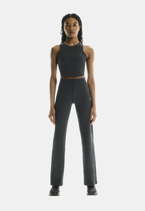 ALL-DAY - Trousers - black rock