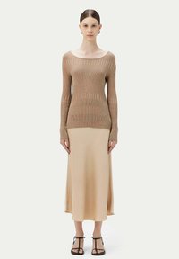 GOBI Cashmere Stickad tröja - brown