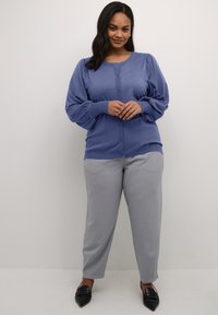 Kaffe Curve KCLAZZY - Vesta na kopčanje - blue indigo
