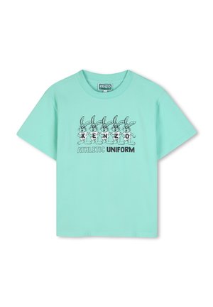 KENZO kids, TEE-SHIRT MANCHES COURTES - T-shirt print - vert amande