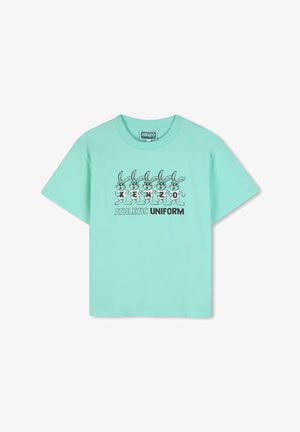 KENZO kids, TEE-SHIRT MANCHES COURTES - T-shirt print - vert amande