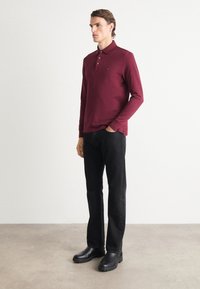 Tommy Hilfiger SLIM - Topper langermet - deep rouge