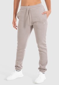 Smilodox AMAYA CUFFED JOGGERS - Trainingsbroek - hellbraun