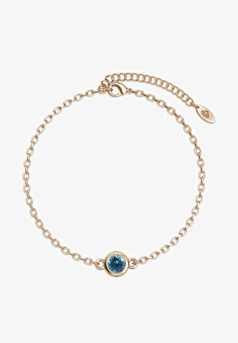 MYC Paris BIRTH STONE -ET CRISTAL - Bracciale - or rosé bleu