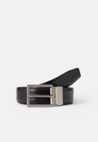 SQUARE BUCKLE - Opasok - black