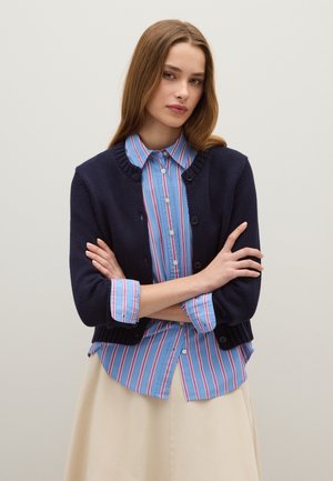 PURE REGULAR FIT WITH BUTTONS - Vest - navy blue