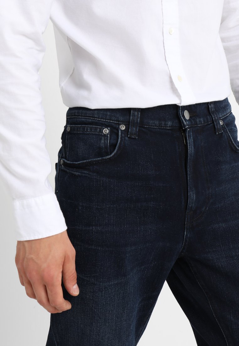 lean dean worn dark indigo