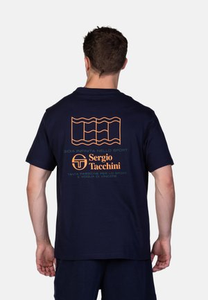 Sergio Tacchini ONDA  - T-Shirt print - maritime blue