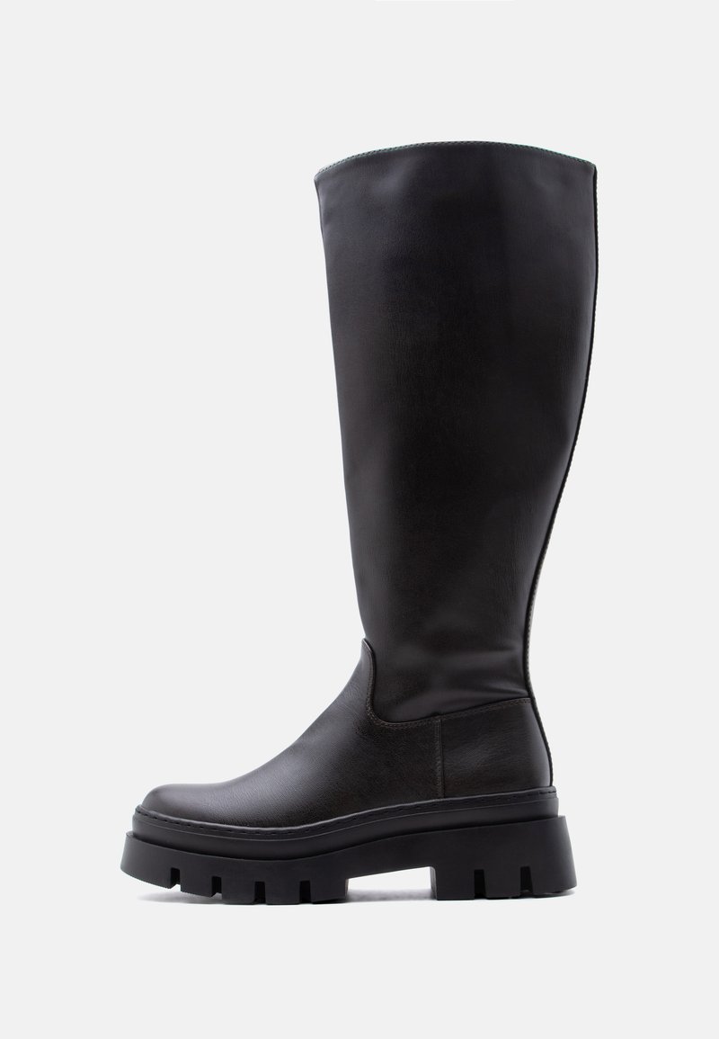 Even&Odd Platform boots - dark brown - Zalando.co.uk