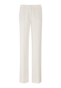 MADELEINE MIT BÜGELFALTEN - Stoffhose - white