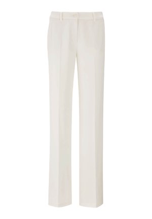 MADELEINE MIT BÜGELFALTEN - Stoffhose - white