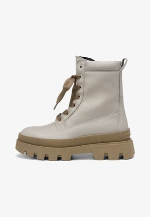 Marc O'Polo MOD PETRA - Platform ankle boots - light taupe